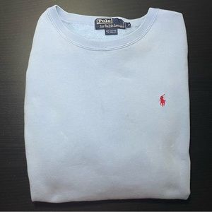 Baby blue and Red Polo by Ralph Lauren Sweatshirt